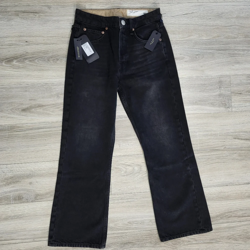 Rag & Bone High Rise Cropped Flare Jeans (25) NWT - Picture 2 of 11